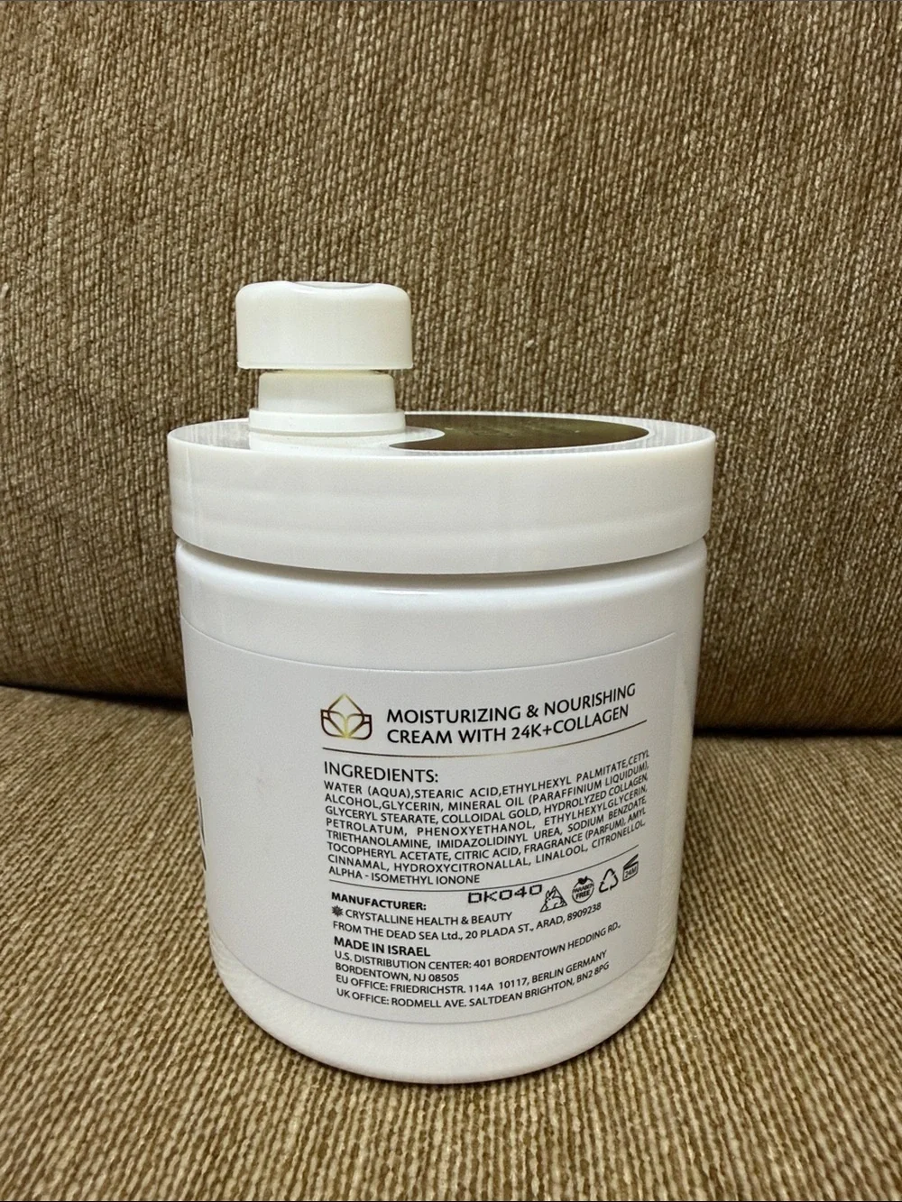 Moisturizing & Nourishing Cream — 24K + Collagen New